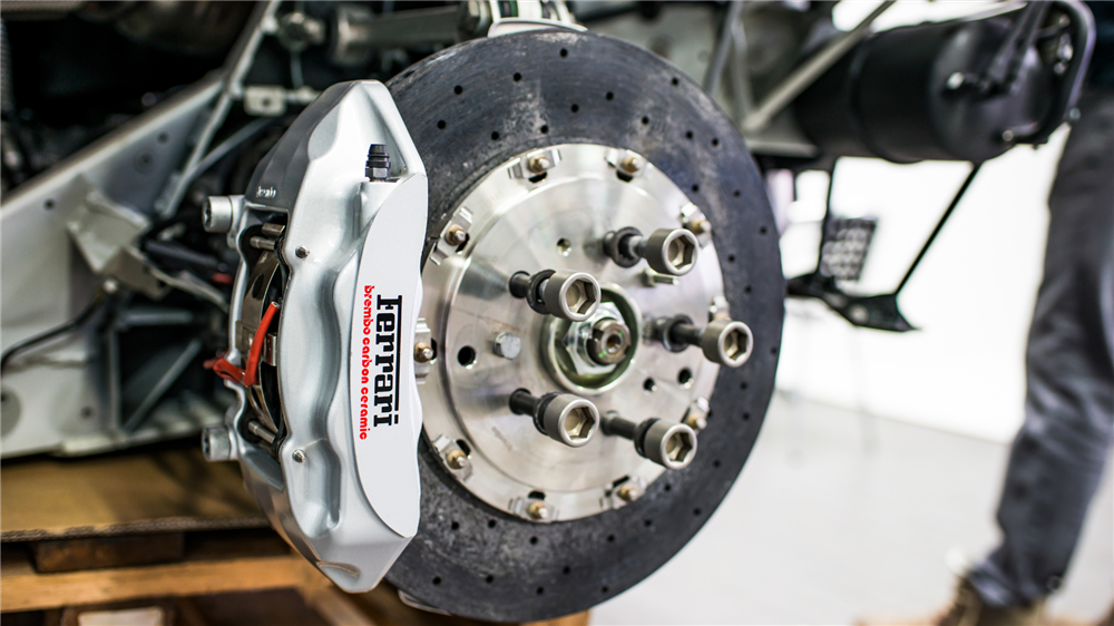 carbon-ceramic brake discs are widely used in motorsports industry, photo by Gemanis Industries LLC